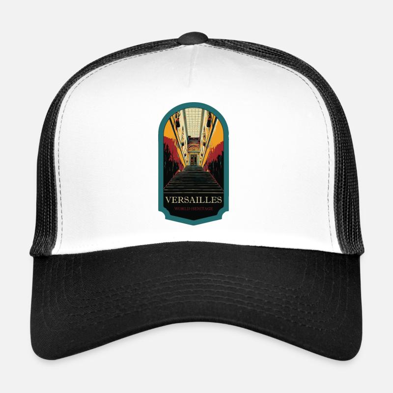 Escalier royal, Illustration de Versailles Casquette trucker 