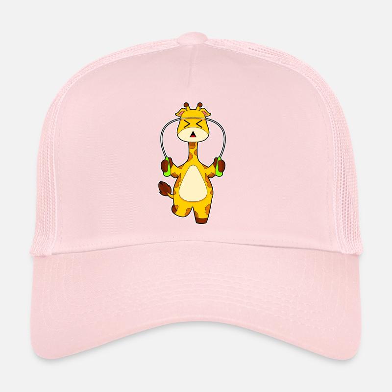 Giraffe Seilspringen Springseil Trucker Cap