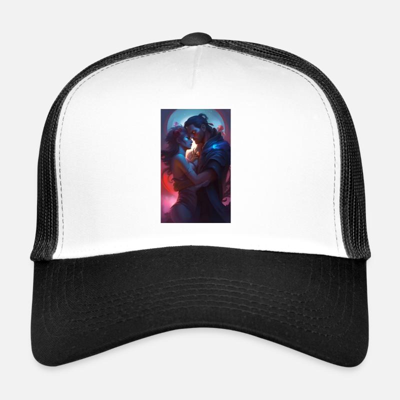 Romance passionnée et amour vif / vif Casquette trucker 