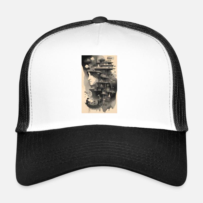 Mutterschaft Tinte Traumlandschaft Trucker Cap
