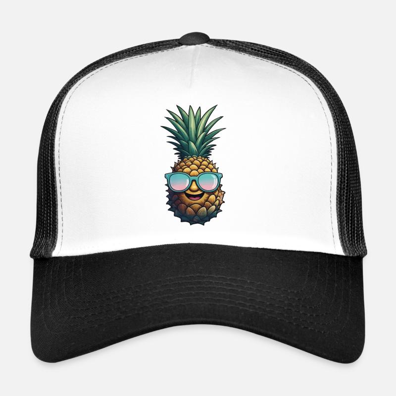 Pineapple Pineapple Cool Sunglasses Gift Trucker Cap