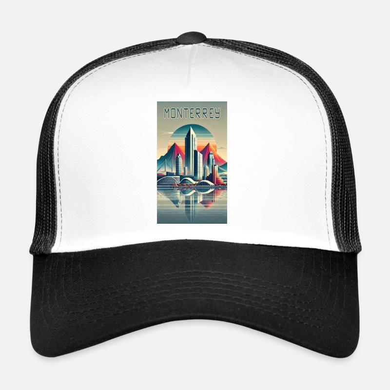 Monterrey Mexico Modern Design Trucker Cap