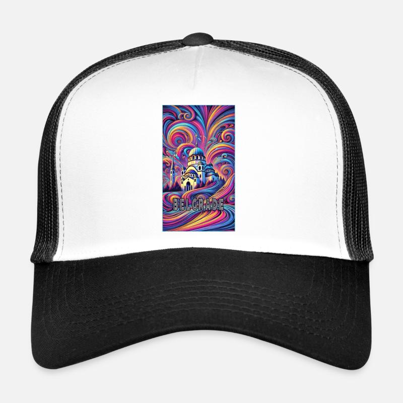 Belgrad Serbien Panorama Design Trucker Cap