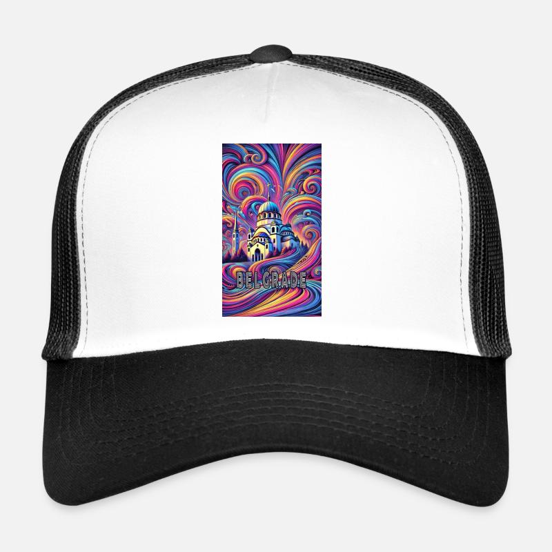 Belgrad Serbien Panorama Design Trucker Cap