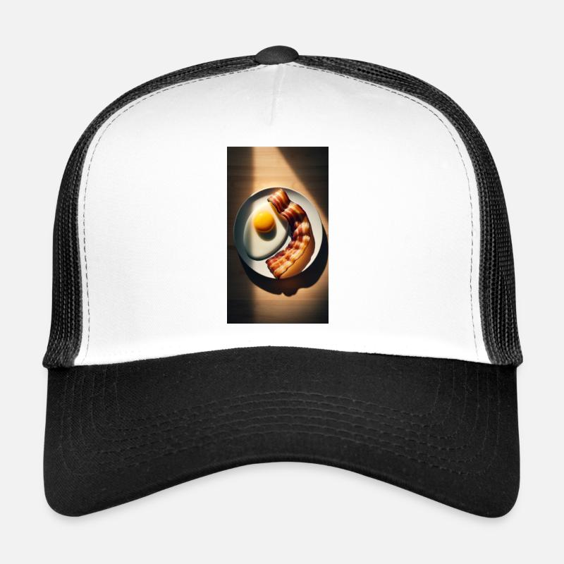 Bacon et œufs Casquette trucker 