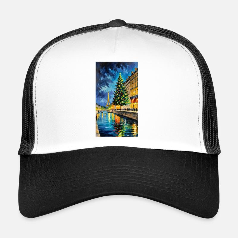 Sapin de Noël de Paris Sapin de Noël de Paris Casquette trucker 