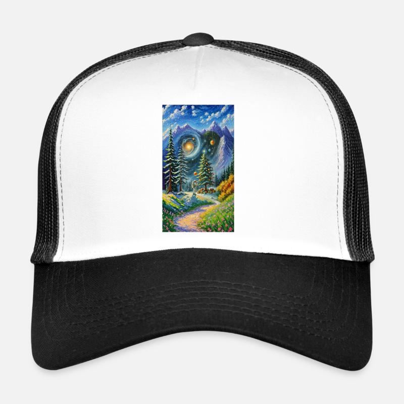 Arbre de Noël dans l’espace Arbre de Noël dans l’espace Casquette trucker 