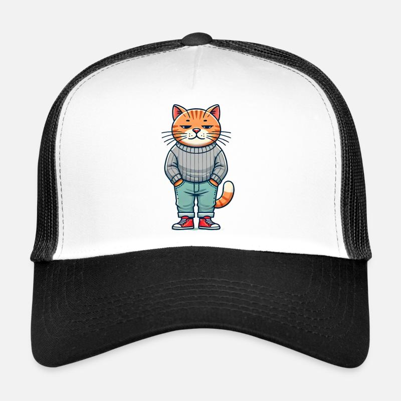 Drôle Chat Réfrigéré Amour Chats Casquette trucker 