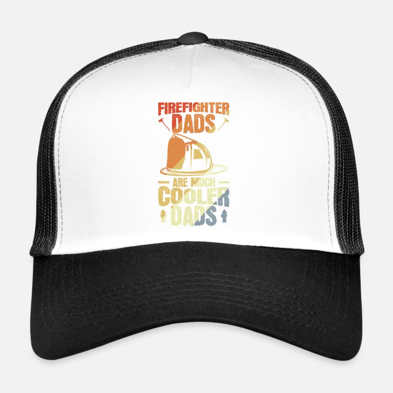 Les pères pompiers sont les pères les plus cool Casquette trucker 