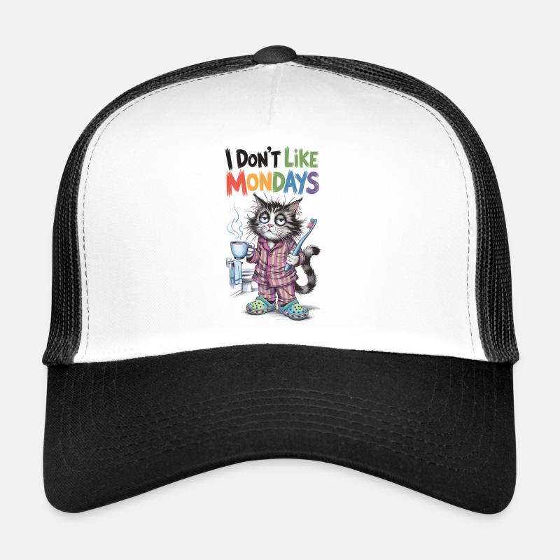 Les lundis sont la gueule de bois Casquette trucker 
