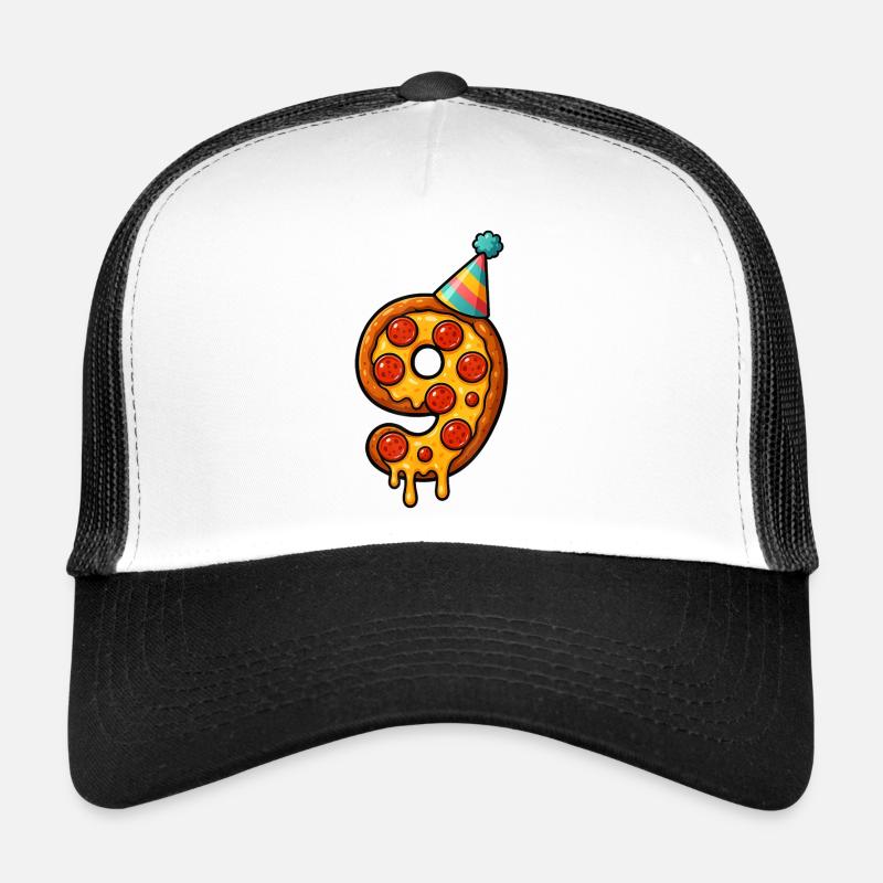 Célébration de la part de pizza numéro neuf Casquette trucker 
