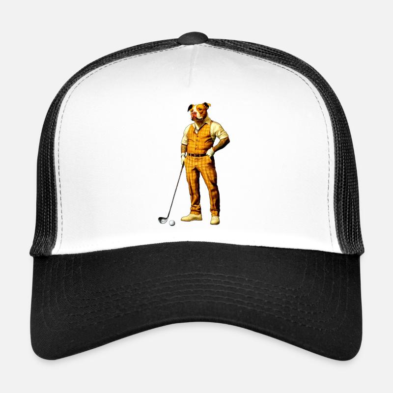 Pitbull Golfspieler Trucker Cap