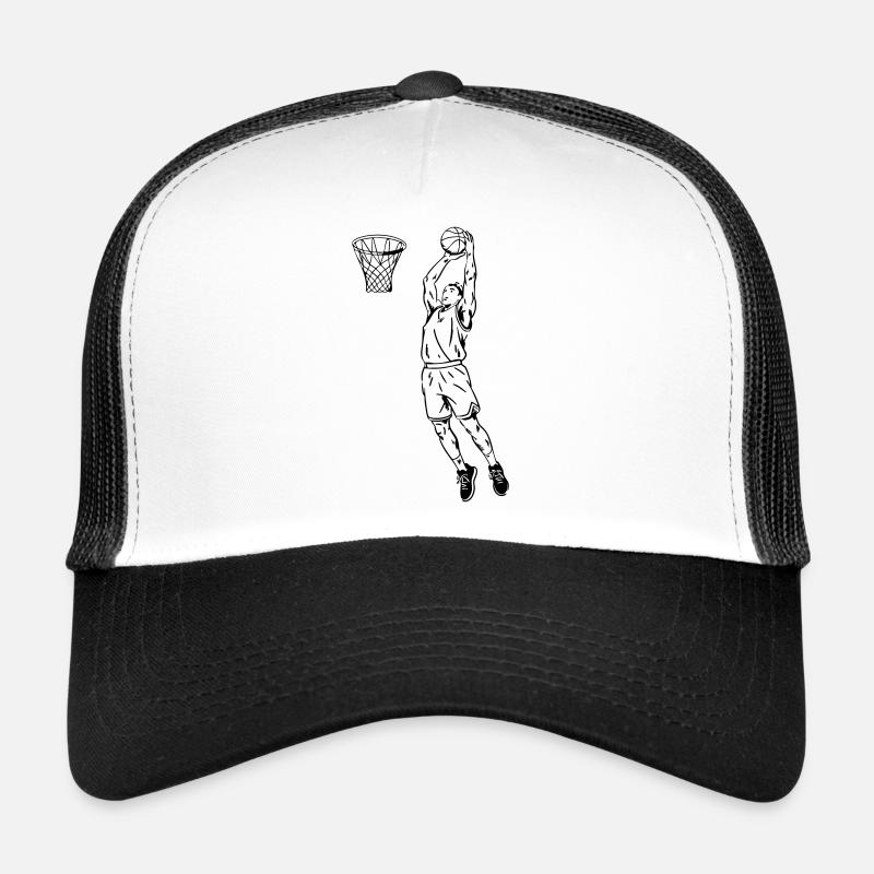 Basketball Slam Dunk Trucker Cap