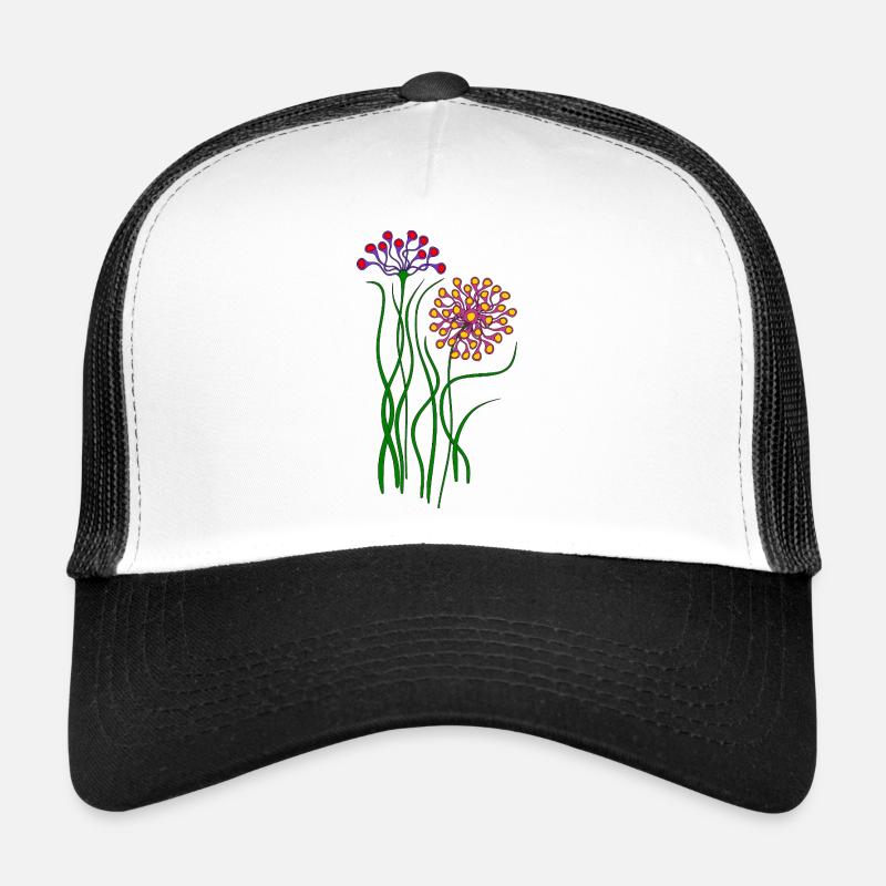 Fleur Casquette trucker 