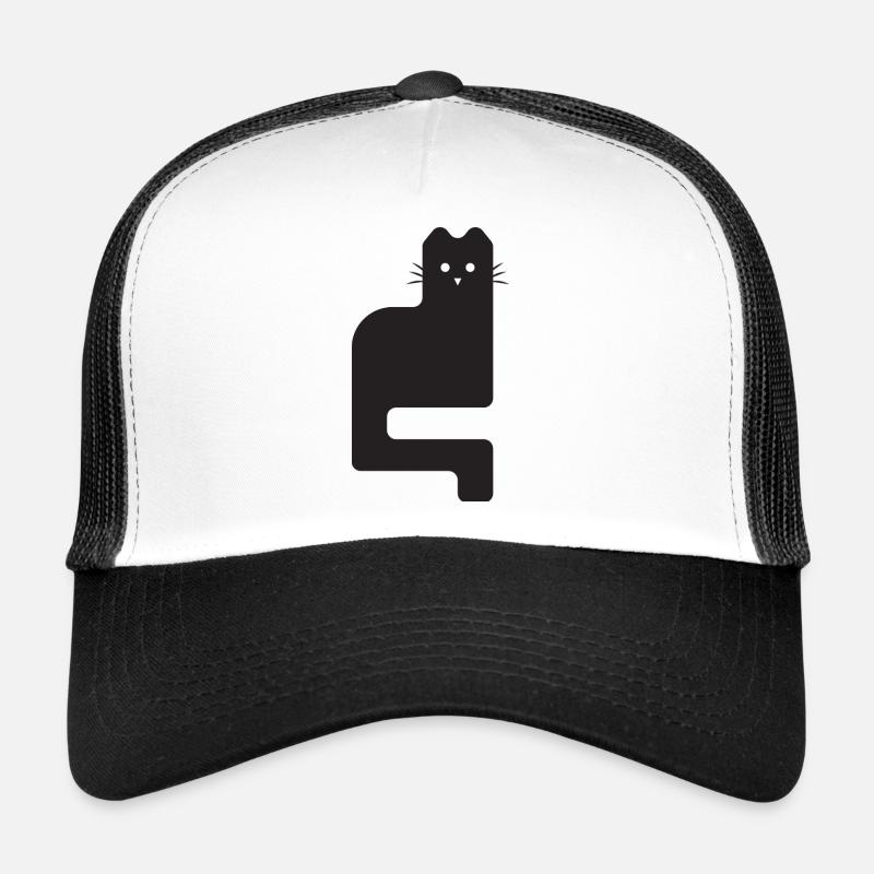 Black Cat – Minimaliste et moderne Casquette trucker 