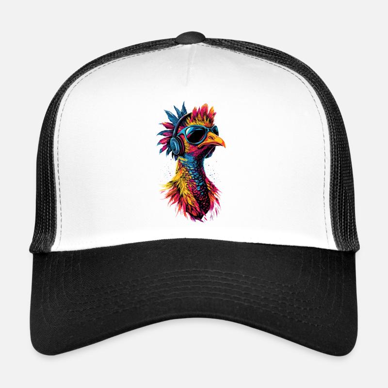 Dinde Poules Oiseaux Dinde Casquette trucker 
