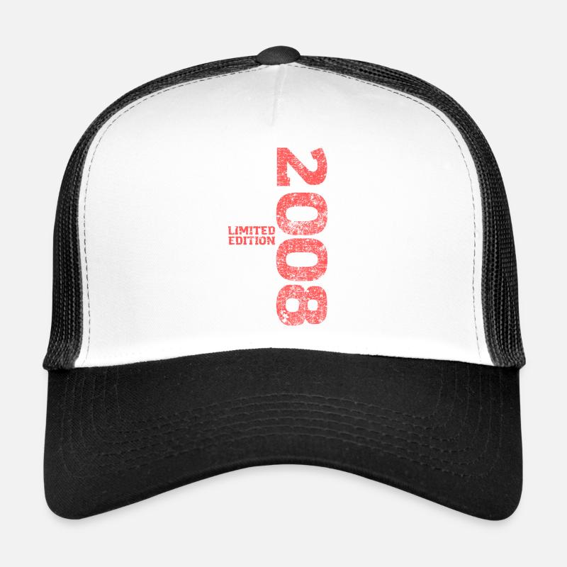Limited Edition 2008 18. Geburtstag Geschenk Trucker Cap