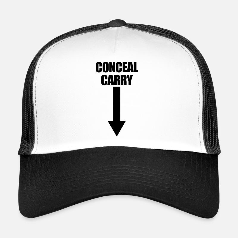 Funny Jokes About Concealed Carrying Weapons Trucker Cap