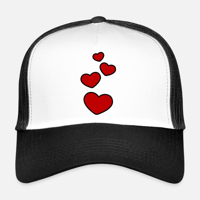 Herzen Symbol Liebe Trucker Cap