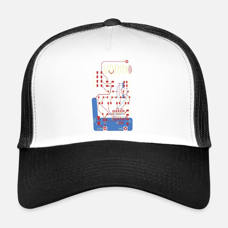Art du circuit audio sur les circuits imprimés Casquette trucker 