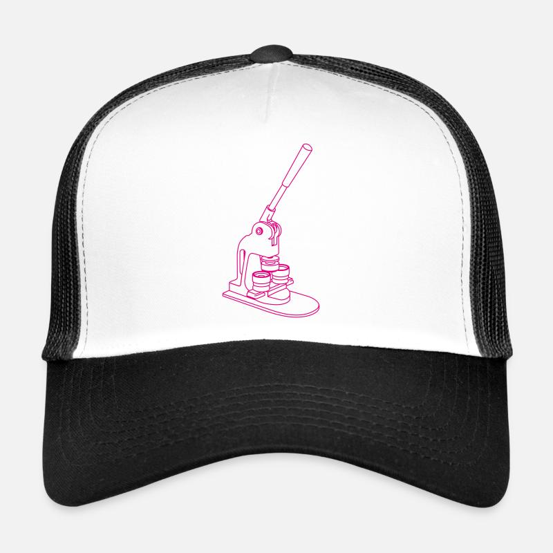Buttonmachine - Trucker Cap - Weiß/Schwarz