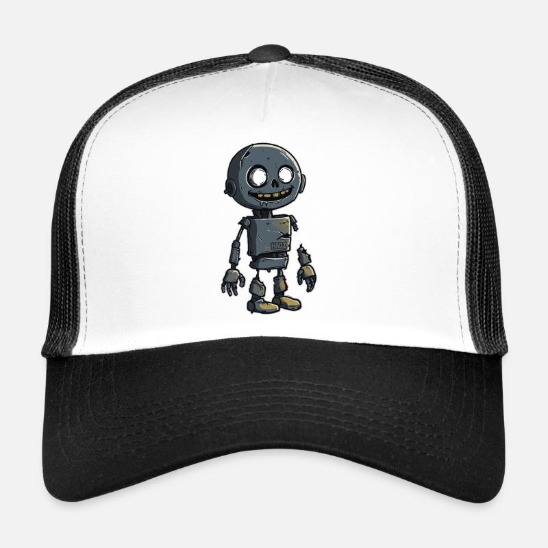 Petit robot zombie à scrap Casquette trucker 