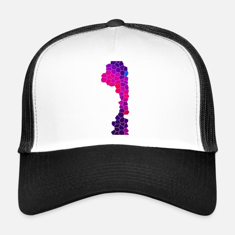 Cyber Purple Flow Trucker Cap