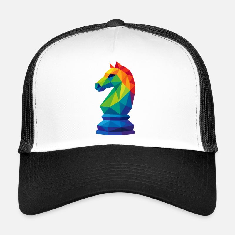 Cavalier Low-Poly : La Maîtrise Tactique Casquette trucker 