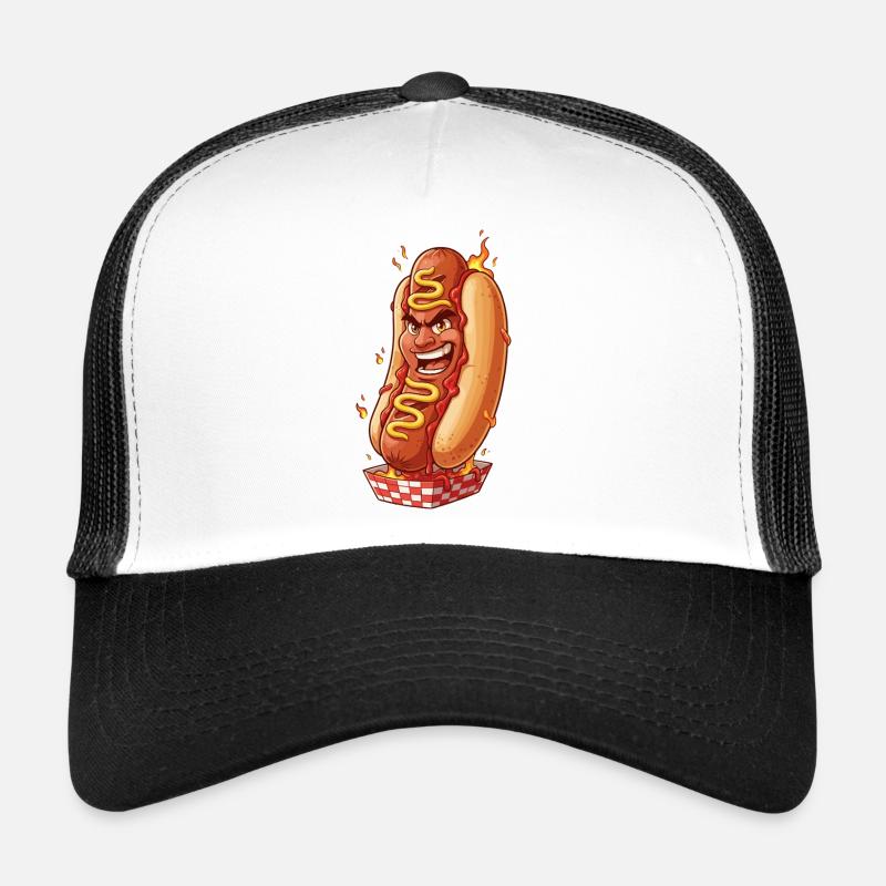 Hot-dog de feu Casquette trucker 