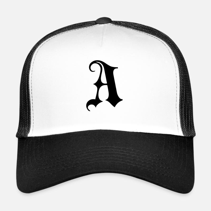 Gothique orné Un monogramme Casquette trucker 
