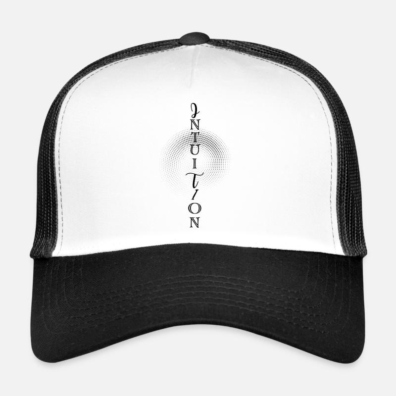 INTUITION – Your Inner Compass - Trucker Cap - white/black