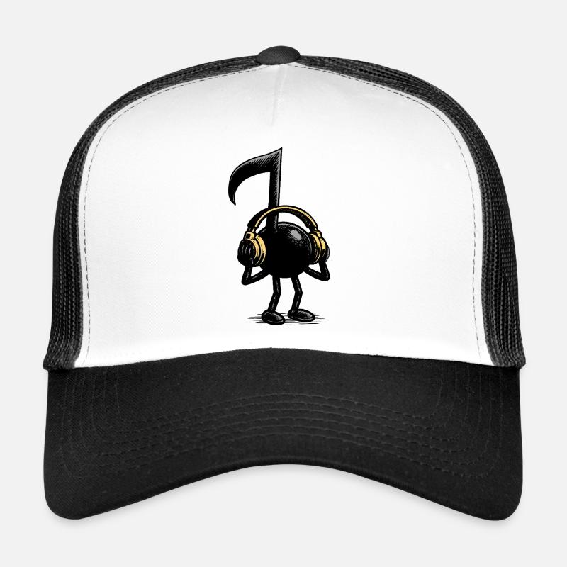 Note de musique Casquette trucker 