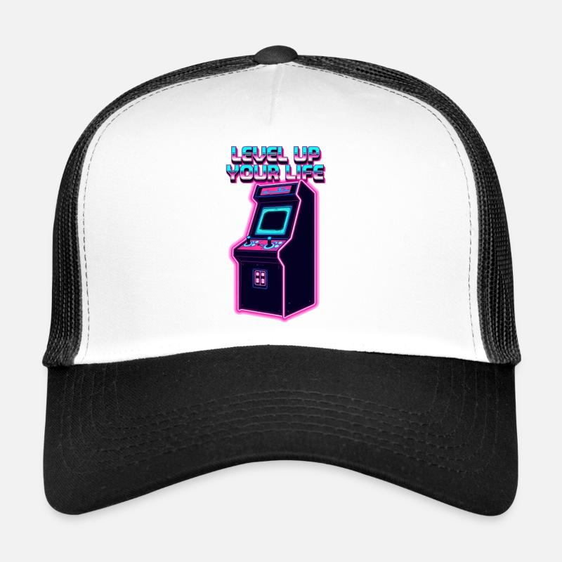 Améliore ta vie Néon Arcade Casquette trucker 
