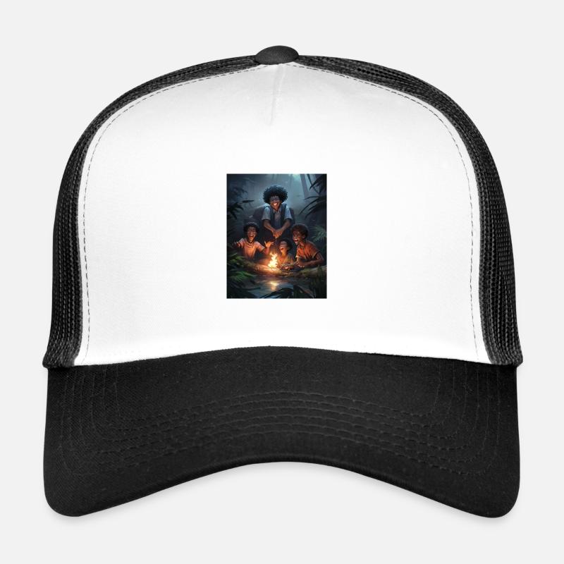 Die Freuden des Waldes - Trucker Cap - Weiß/Schwarz