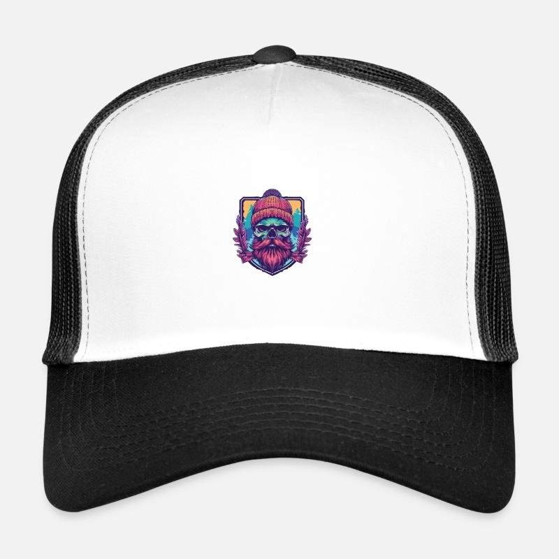 Crâne de bûcheron Casquette trucker 
