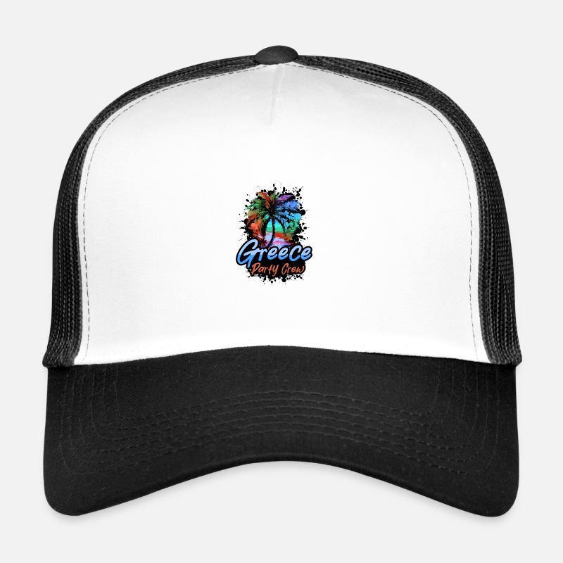 Grèce Party Crew Vacances Casquette trucker 