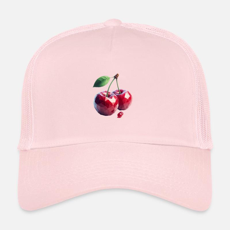 Polygone de cerises Casquette trucker 