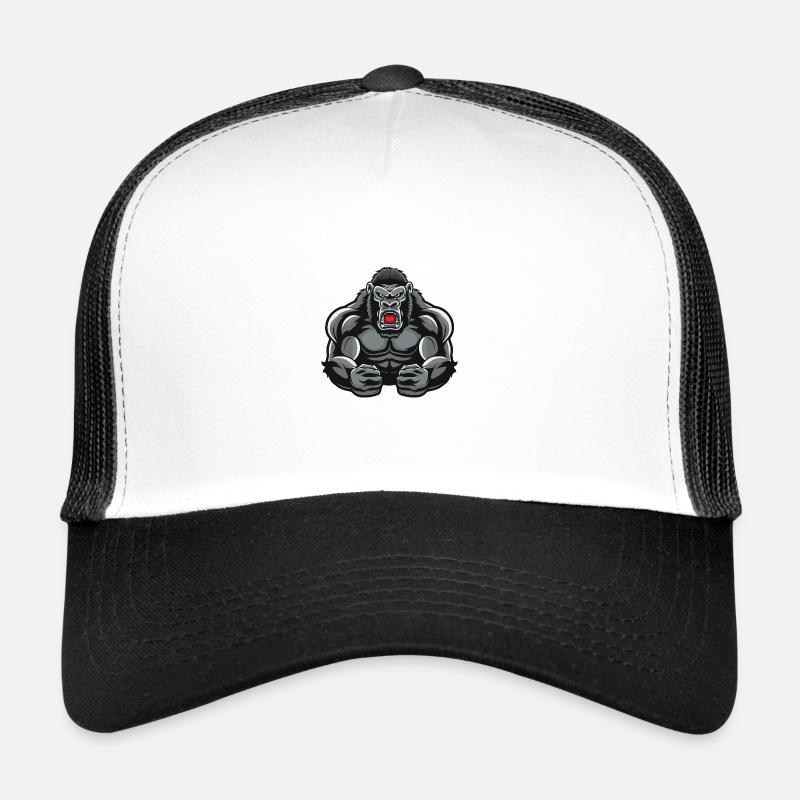 Musculation Gorilla Muscles Musculation Casquette trucker 