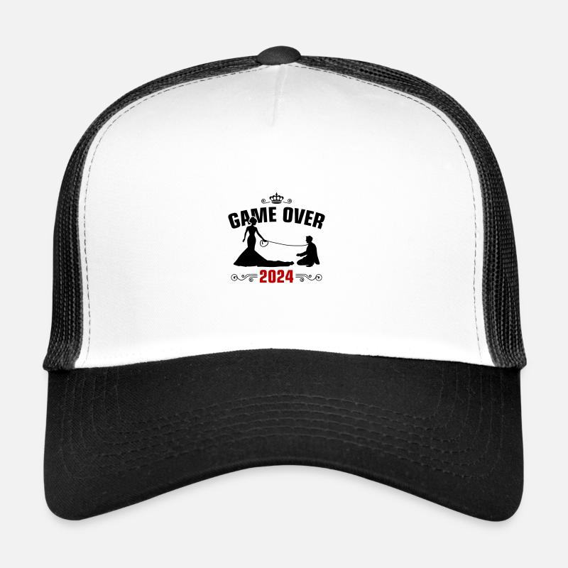 Game Over 2024 Hochzeit Trucker Cap