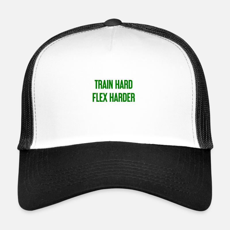 Train Hard Flex Harder Trucker Cap