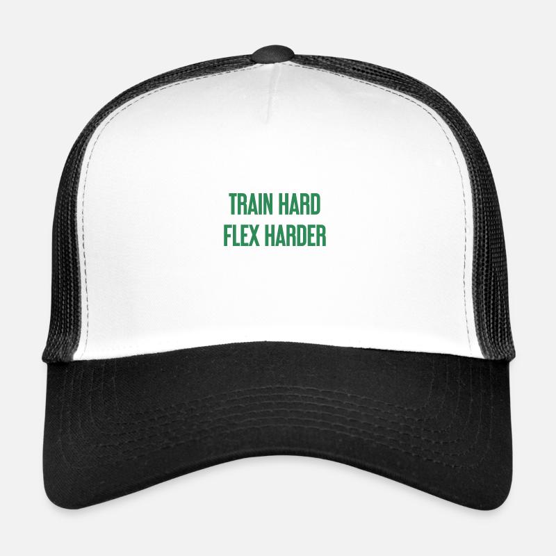Train Hard Flex Harder Trucker Cap
