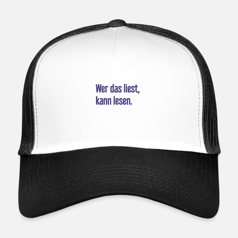 If you read this, you can read. Trucker Cap