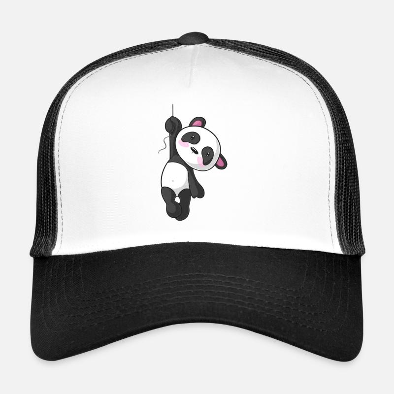 Hängender Comic Panda Trucker Cap