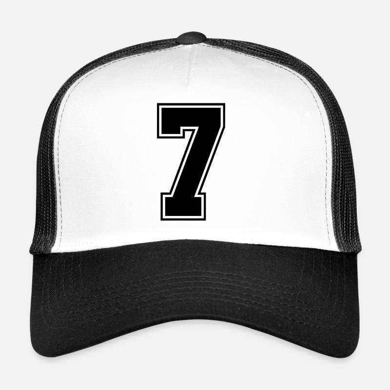 7 Number jersey Trucker Cap