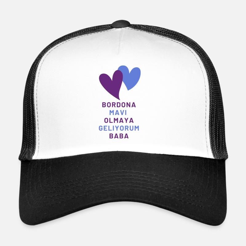 Baba Oluyorsun - Trucker Cap - Weiß/Schwarz