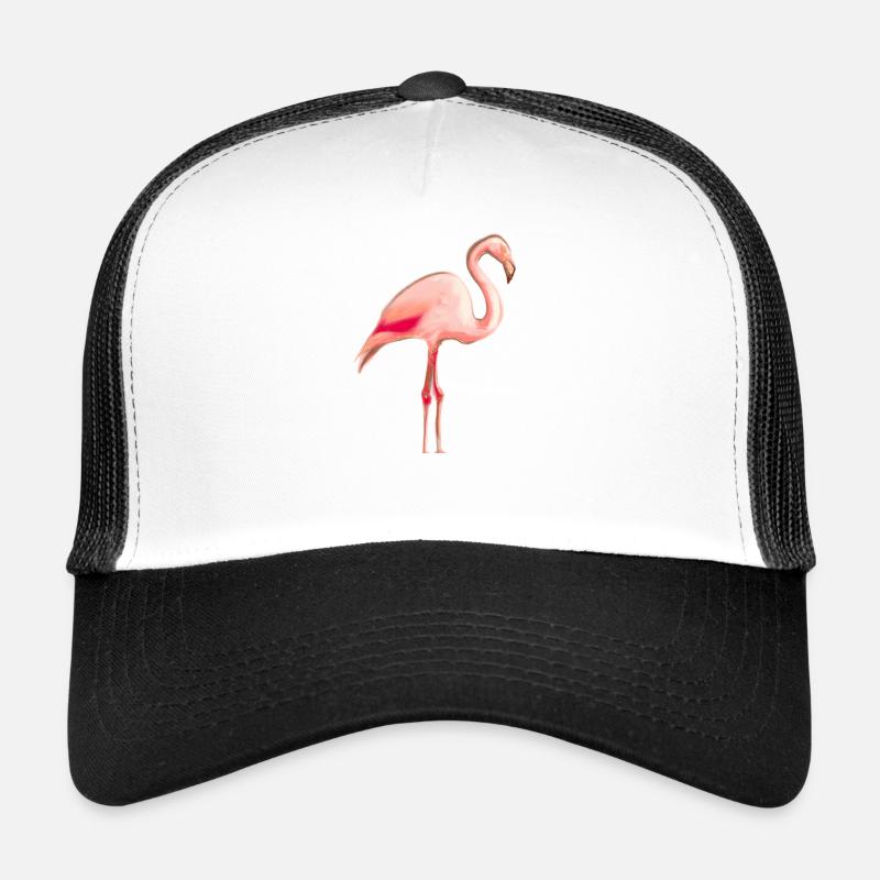 Flamingo Gift Idea pink pink red Trucker Cap