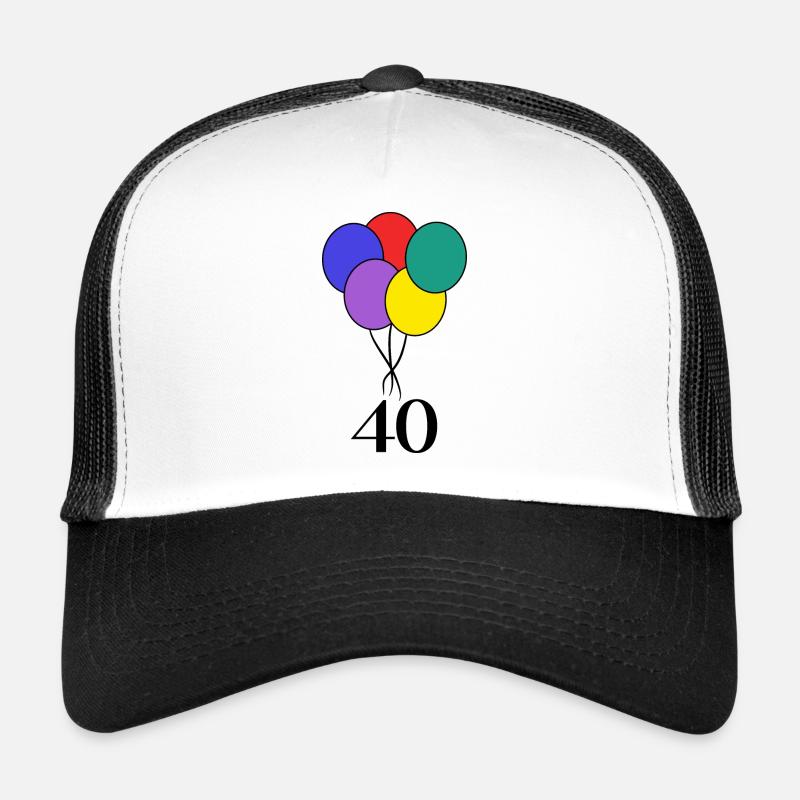 40. 40 ANS. 40e ANNIVERSAIRE. ANNIVERSAIRE 40 ANS. Casquette trucker 