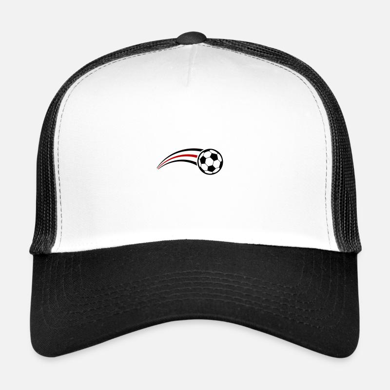 Soccer Symbol Tail Trucker Cap