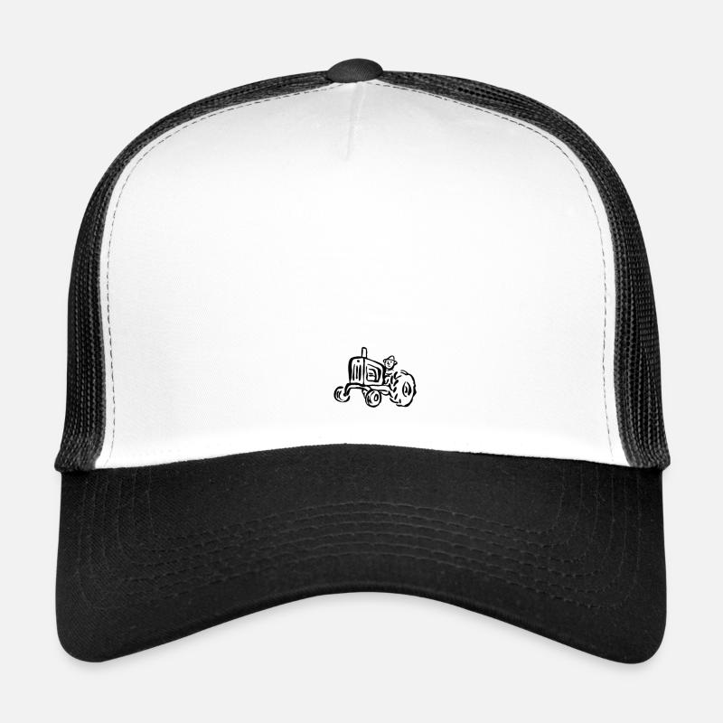 Traktor Unser Trecker - Trucker Cap - Weiß/Schwarz