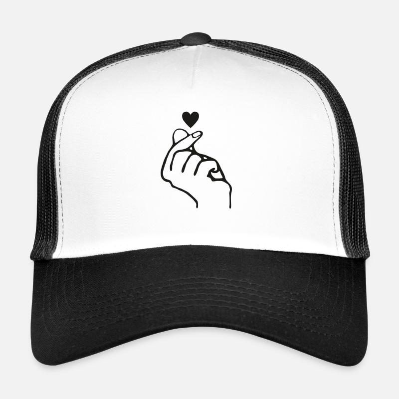 hands clicking Trucker Cap